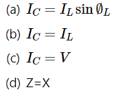 Condition for series resonance is