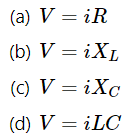 In pure inductor circuit