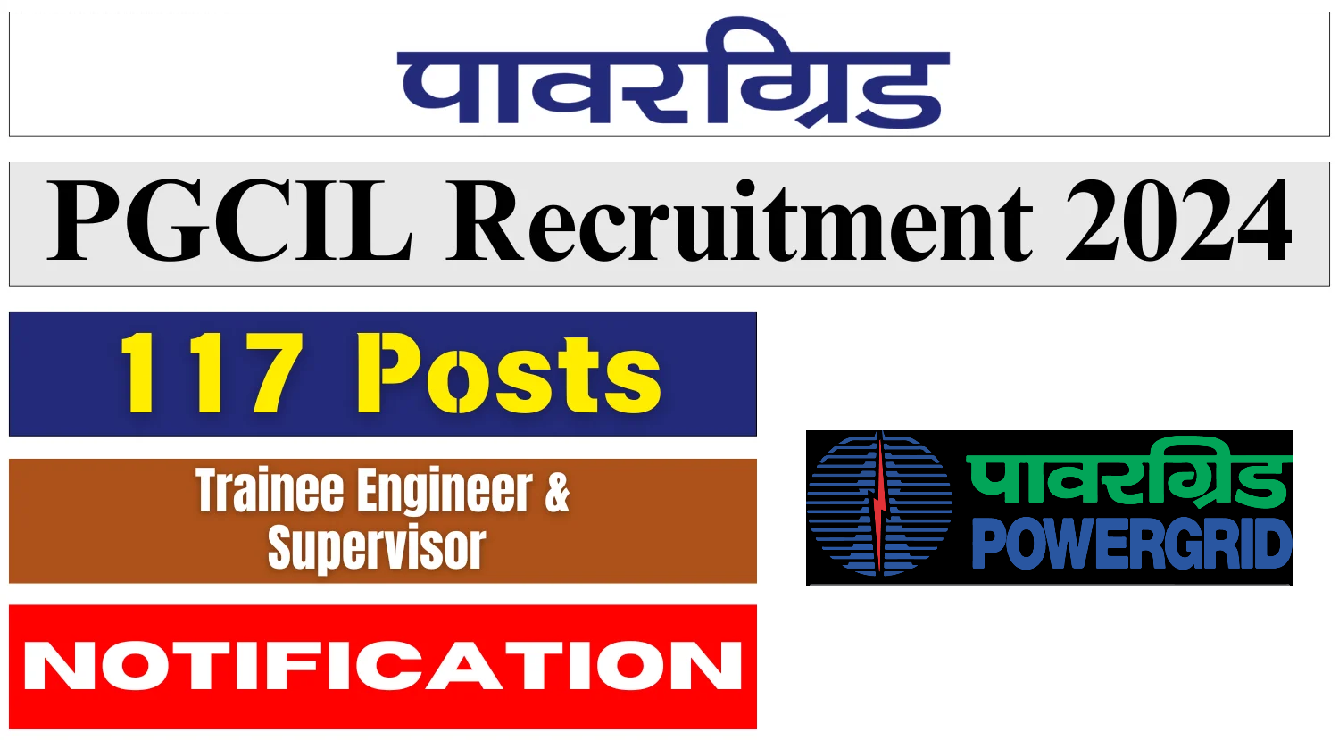 PGCIL Trainee Recruitment 2024