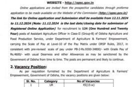 OPSC AAO Recruitment 2024