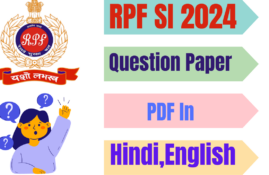 RPF SI 2024 Question Paper