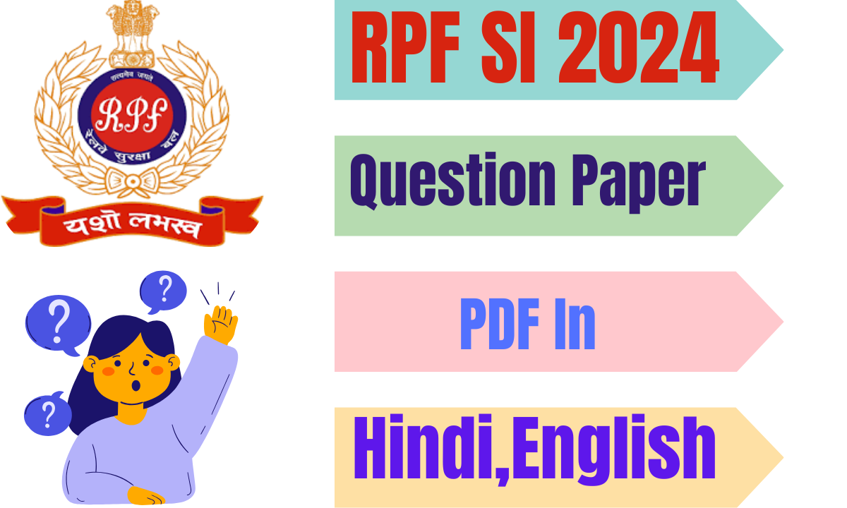 RPF SI 2024 Question Paper