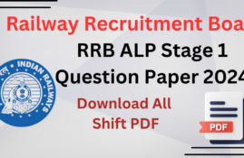 RRB ALP 2024 Stage 1 Question Paper