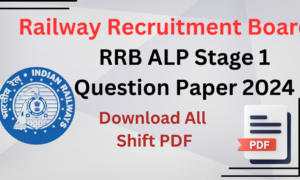 RRB ALP 2024 Stage 1 Question Paper