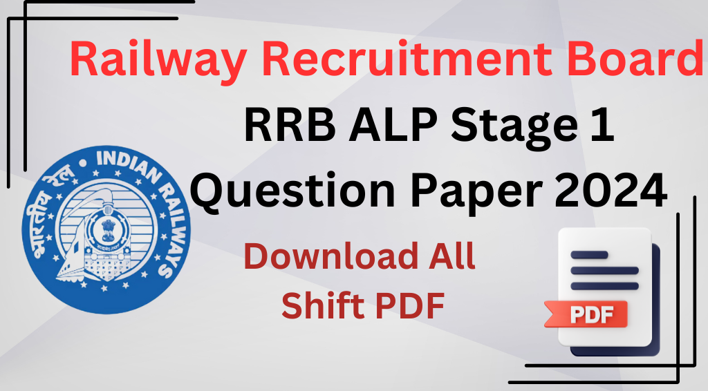 RRB ALP 2024 Stage 1 Question Paper 