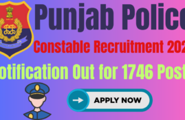 Punjab Police Constable Recruitment 2025: Notification Out and Apply for 1746 Posts