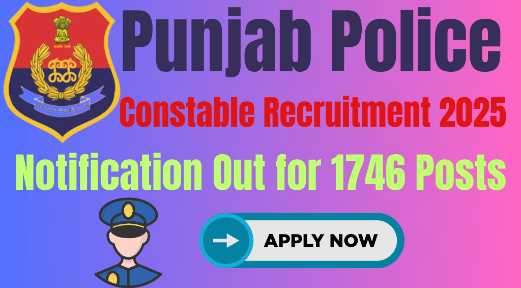 Punjab Police Constable Recruitment 2025